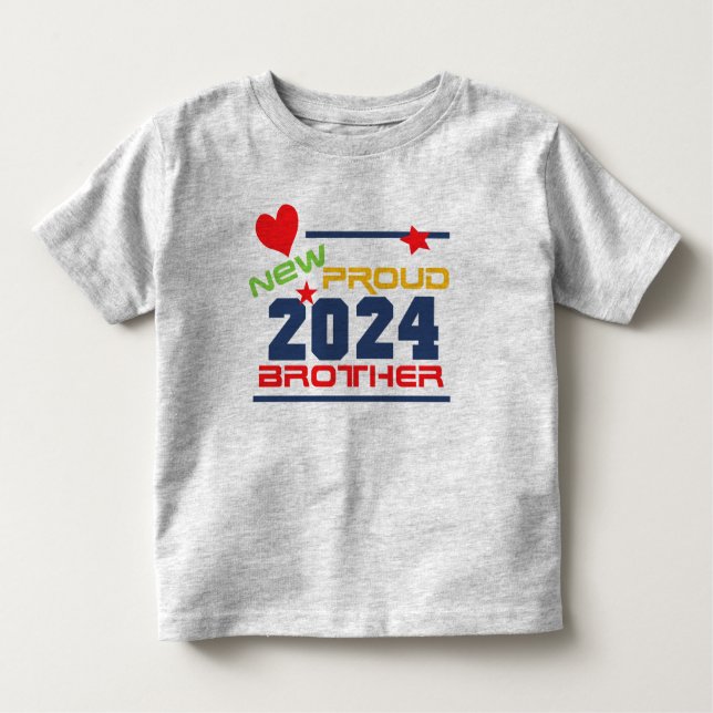 2024 Nova Camiseta Orgulhosa Irmão (Frente)