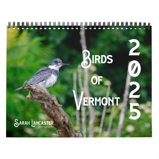 2025 Aves do Calendário Vermont (Capa)