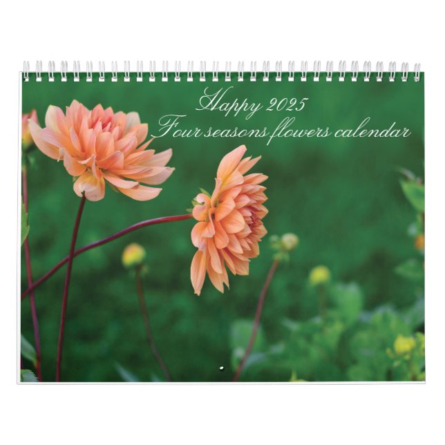 2025 Calendário das flores de Quatro Assons (Capa)