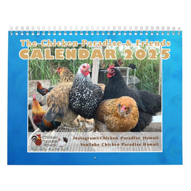 2025 Calendário do キ de Paradise de Frango no Hava (Capa)