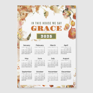 2025 Nesta Assembleia Dizemos Grace Calendário Mag