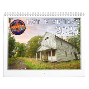 2025 Perdido No Calendário Da Muralha De Michigan