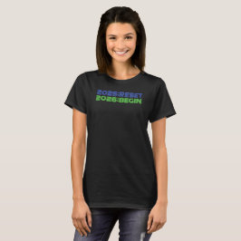 2025:RESET/2026:BEGIN Camiseta Feminina