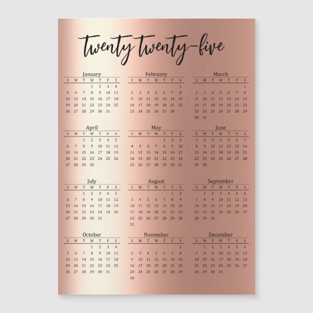 2025 Script de aparência de metal (Frente)