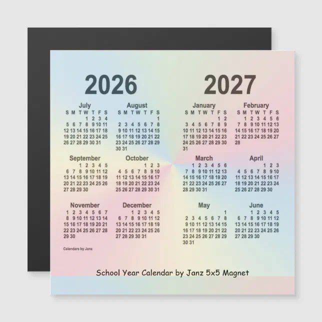 2026-2027-calend-rio-do-ano-escolar-rainbow-por-ja-zazzle-brasil