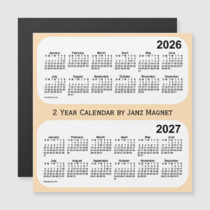 2026-2027 Wheat 2 Year Calendar da Janz Magnet