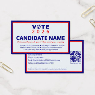 2026 Contato de Eleição para Candidatos à Campanha