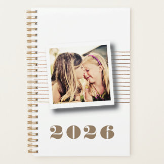 2026 Diário Personalizado com Foto Planejador