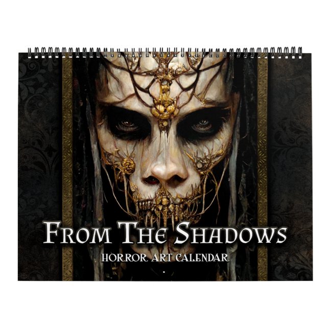 2026 Do Calendário De Arte Do Horror Das Sombras (Capa)