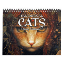 2026 Gatos Fantásticos 4 Calendário Fantasia