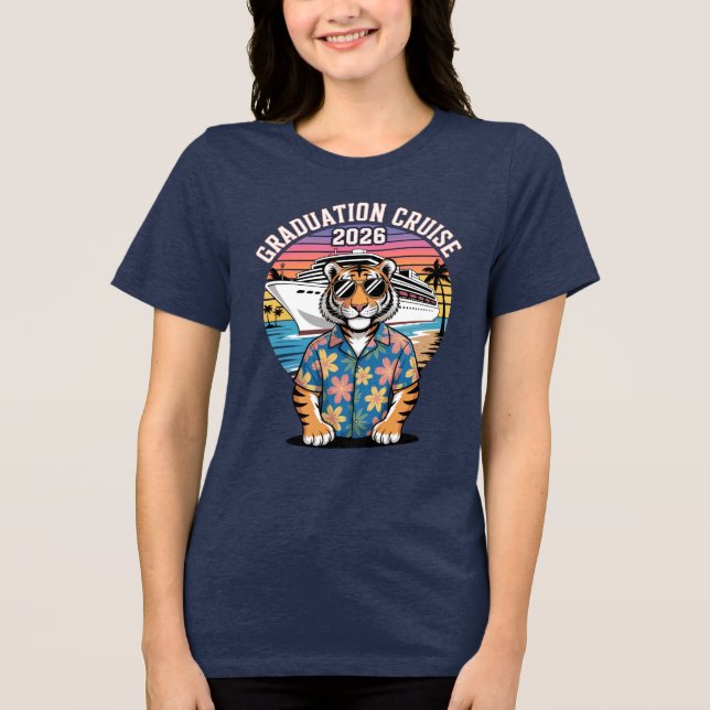 2026 Graduation Cruise Tiger Group Tee (Frente)
