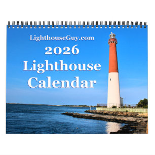 2026 LighthouseGuy.com Calendário do farol