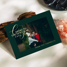 2026 Minimalist Modern Script Green Photo