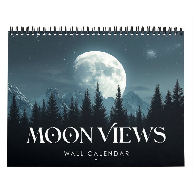 2026 Moon Visualiza Calendário de Arte Lunar Compl (Capa)