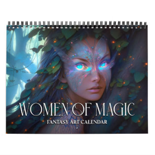 2026 Mulheres De Magia 6 Fantasia Calendário De Ar