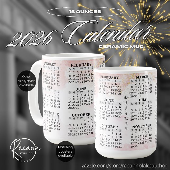 2026 Personalizado 15 oz. Caneca Cerâmica de Calen (Criador carregado)