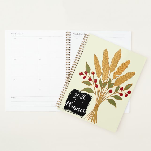 🌾 **2026 Planner / Agenda (Exibição)