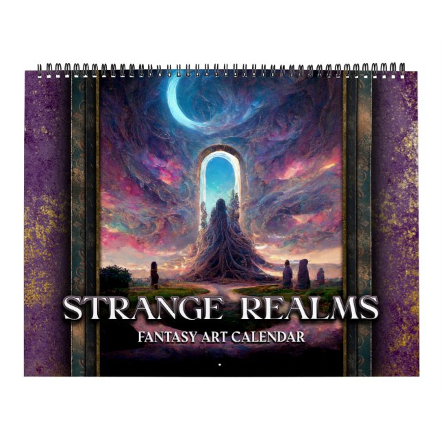 2026 Realms Estranhos 3 Calendário Fantasia Sci-Fi (Capa)