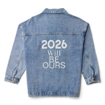 2026 Será Nosso – Jaqueta de Denim Motivacional