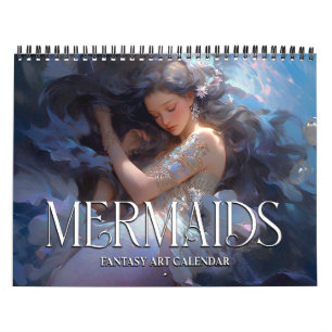 2026 Sereias 2 Calendário de Arte Fantasia