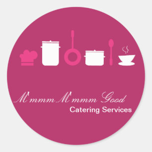 20 - 1,5" Catering - Adesivos para cozinheiros