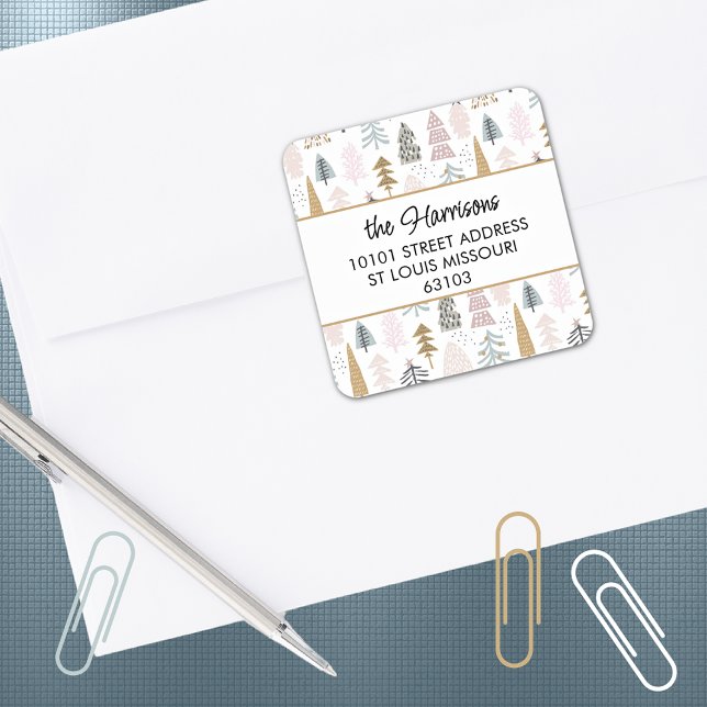 20 Adesivos de Endereço de Remetente de Árvores de (Criador carregado)