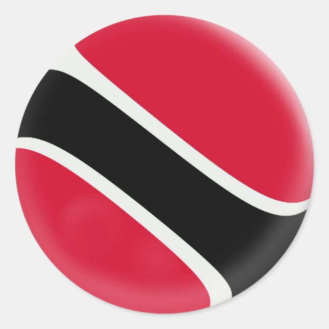 20 pequenos adesivos bandeira de Trinidad e Tobago (Frente)