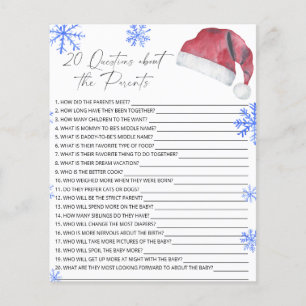 20 Perguntas sobre o jogo de chá de fraldas dos Pa