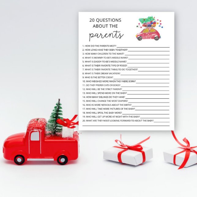 20 Perguntas sobre o jogo de chá de fraldas dos Pa (Criador carregado)