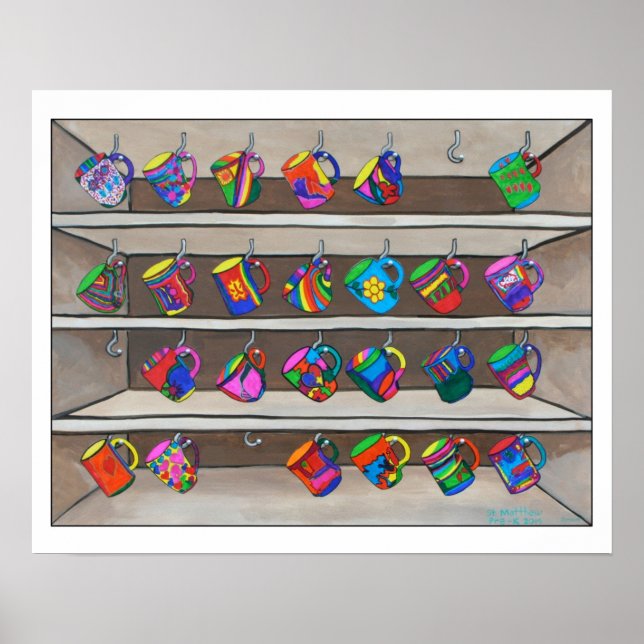 20"x16" St. Matthew Pre-K 2014 Poster (Frente)