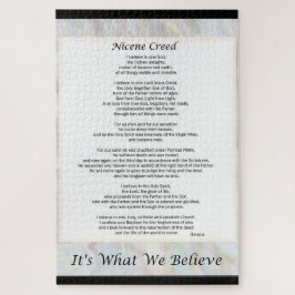 20x30" Grande Quebra-cabeça Nicene Creed 1014 Peça