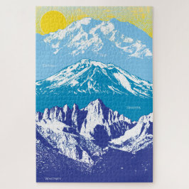 20x30 West USA Peaks Quebra-cabeça para Pessoas Co