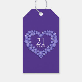 21 anos de Iolite Efeito Cardíaco Etiquetas de pre