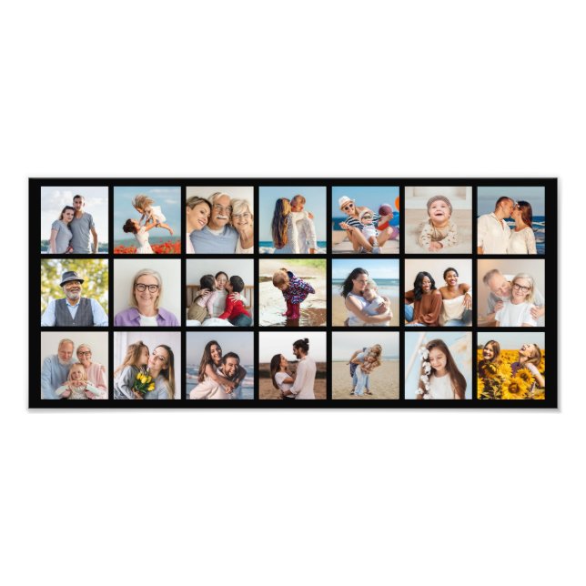 21 Colagem de Fotografias Editável Ampliação de Fo (Frente)