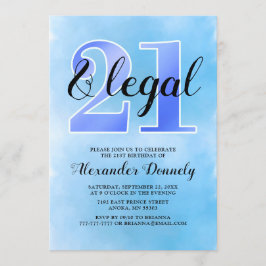 21 e Convite Azul Legal