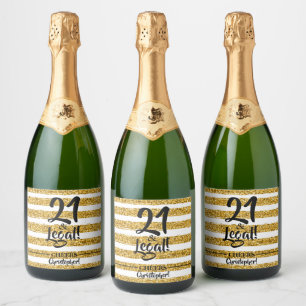 21 e Personalizado com faixas de falhas Douradas l