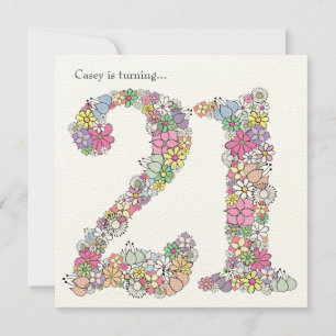 21rua 21 Convite personalizado para Festa de anive