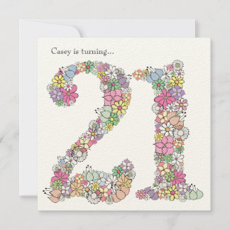 21rua 21 Convite personalizado para Festa de anive