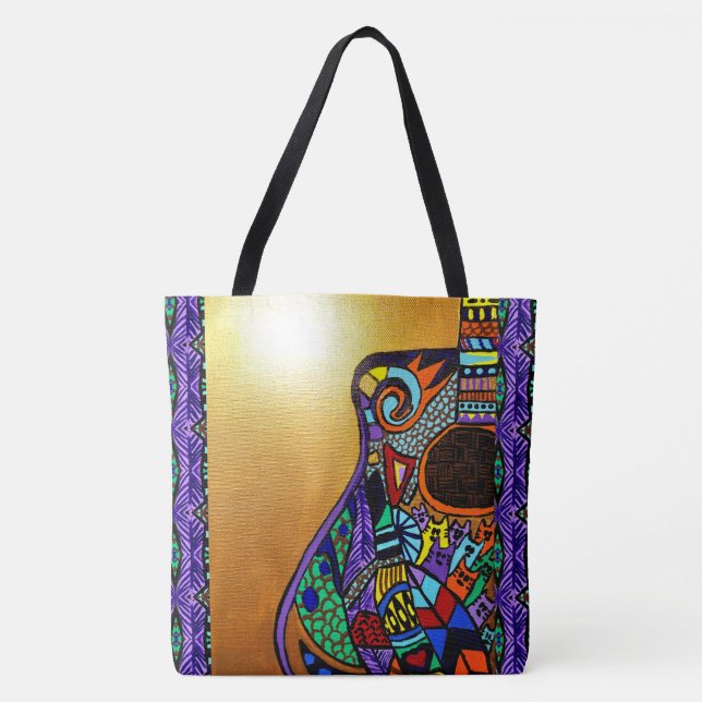 242 - Violão - Saco de Tote (Frente)