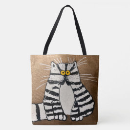 249 - Botero's cat - Tote Bag