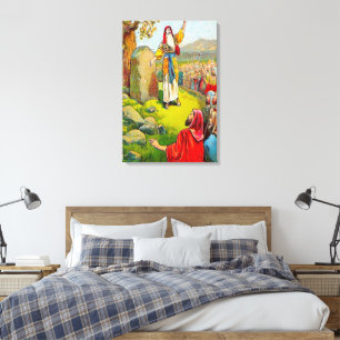 24:1 de Joshua - as canvas de adeus de 15 Joshua