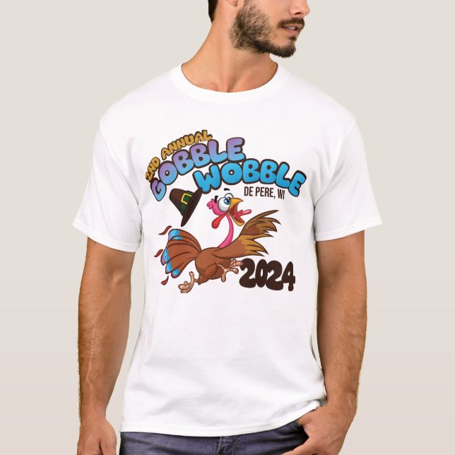 24 Camiseta Wobble Gobble (Frente)