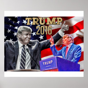 24" x 20", poster de Donald Trump