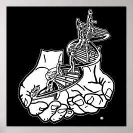 24" x 24", Poster de papel de valor (Matte) preto