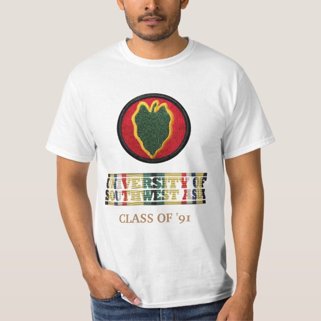 24o Inf. Div. Universidade da camisa de Ásia do (Frente)