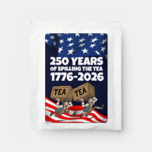 250º Aniversário dos EUA Derramando o Chá