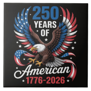 250º Aniversário EUA Águia Patriótica 250 Anos