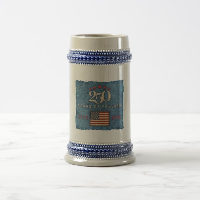 250 Anos de Liberdade - Caneca de Cerveja (Centro)