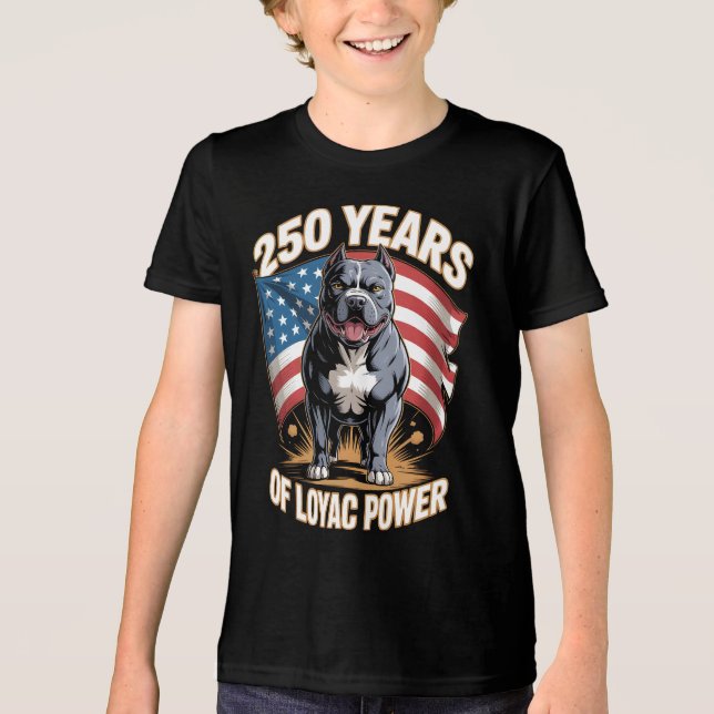 250 Anos de Poder Leal Pit Bull (Frente)