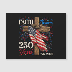 250 Anos Fé e Liberdade Camisetas 4 de Julho Chr